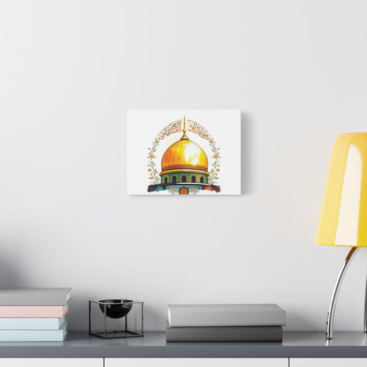 Elegant Mosque Art Print, Islamic Wall Decor, Spiritual Gift, Ramadan Decoration, Islamic Home Artwork, Mosque Canvas